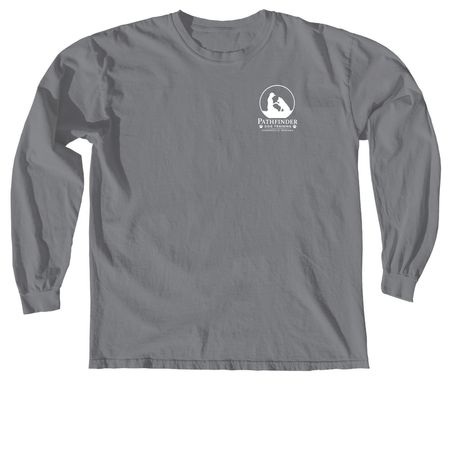 Pathfinder Dog Training&nbsp;, a Granite Comfort Colors Long Sleeve Tee