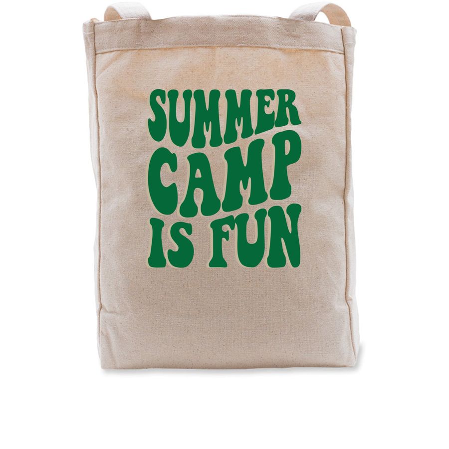 Summer Camp is Fun Tote - Green