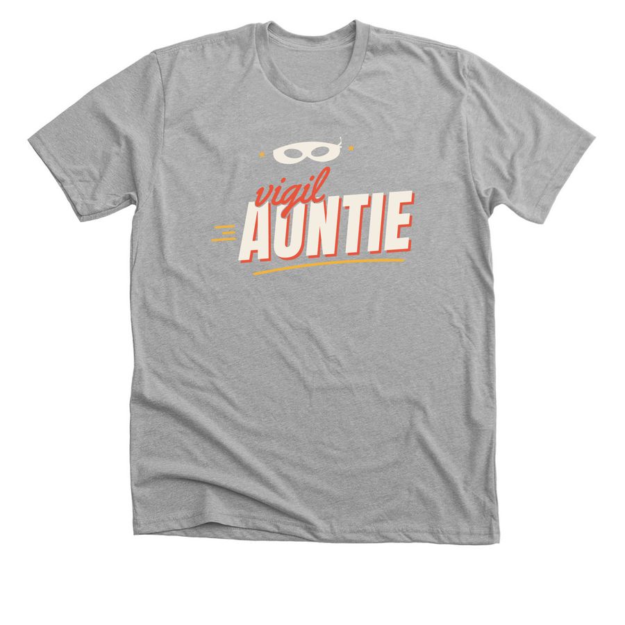 Be a vigilAUTIE, a Athletic Heather Premium Unisex Tee