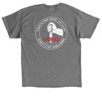 Space is your Friend, until it's not, a Charcoal Classic Unisex Tee (back-view)