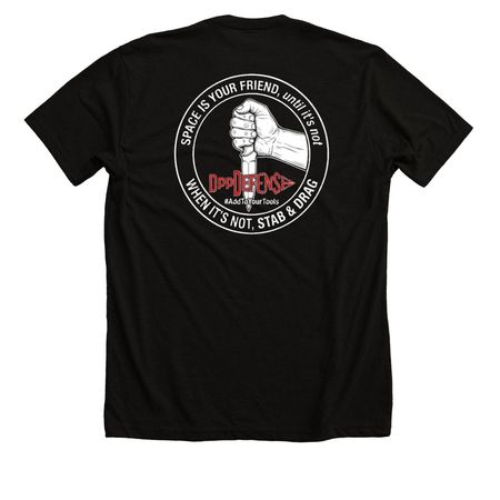 Space is your Friend, until it's not, a Solid Black Blend Premium Unisex Tee