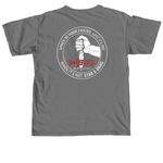 Space is your Friend, until it's not, a Grey Comfort Colors Unisex Tee (back-view)