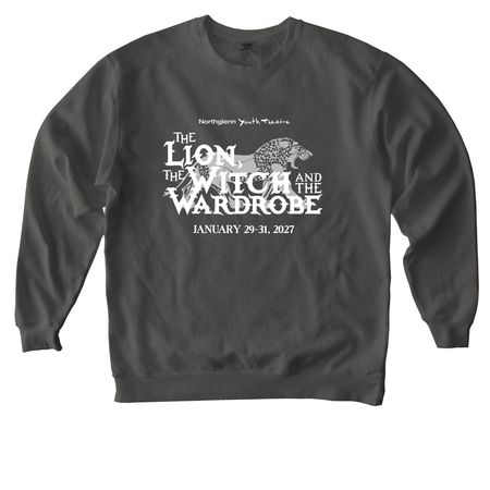 NYT The Lion, Witch, & Wardrobe, a Pepper Comfort Colors Crewneck Sweatshirt