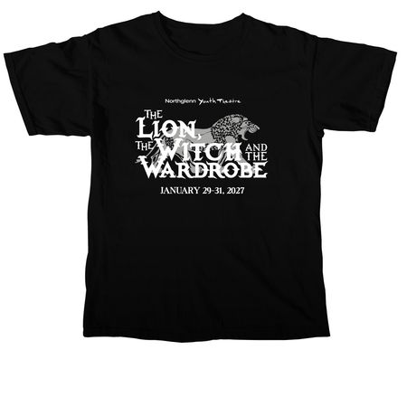 NYT The Lion, Witch, & Wardrobe, a Black Comfort Colors Unisex Tee