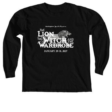NYT The Lion, Witch, & Wardrobe, a Black Comfort Colors Long Sleeve Tee