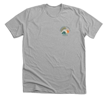 Happiness comes in Waves, a Athletic Heather Premium Unisex Tee