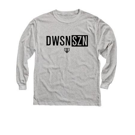 DWSN SZN, a Sport Grey Youth Long Sleeve Tee