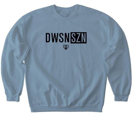 DWSN SZN, a Stone Blue Softstyle Crewneck Sweatshirt