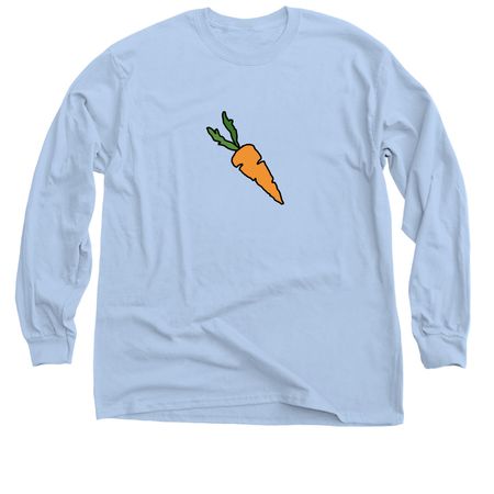 carrot secret, a Light Blue Classic Long Sleeve Tee
