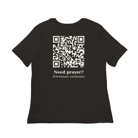 Need Prayer? ? Wear the Invitation&nbsp;, a Black Women?s Relaxed Cotton Tee