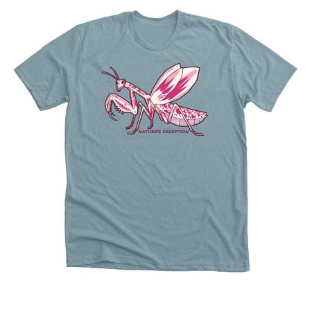 Nature's Deception, a Heather Blue Lagoon Premium Unisex Tee