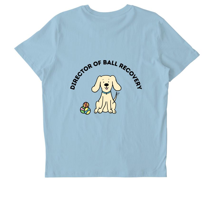 Director of Ball Recovery, a Sky Blue Stanley/Stella Unisex Crafter Tee