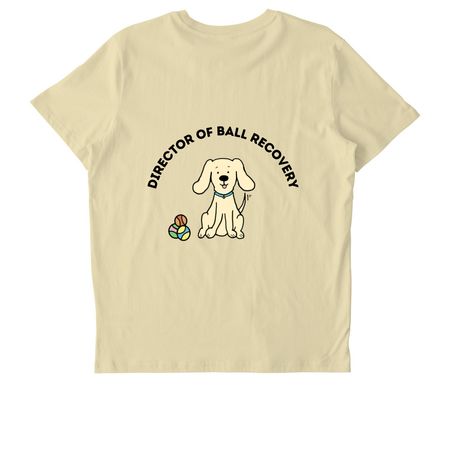 Director of Ball Recovery, a Butter Stanley/Stella Unisex Crafter Tee