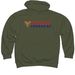 Focus Academy, a Army Midweight Pullover Hoodie