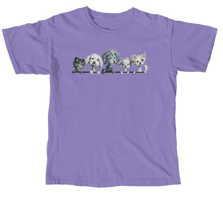 Pack of Pipsqueaks, a Violet Comfort Colors Unisex Tee