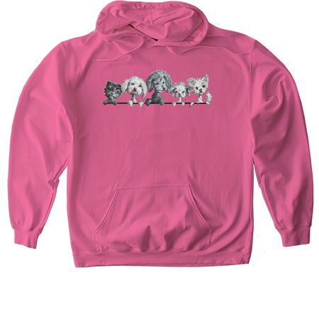 Pack of Pipsqueaks, a Pink Lemonade Softstyle Pullover Hoodie