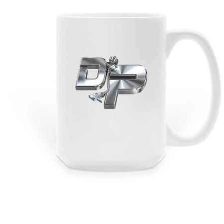 DJP MUG, a White Large Coffee Mug