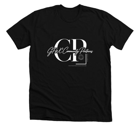 GFWC Community Partners | Official Tees, a Solid Black Blend Premium Unisex Tee