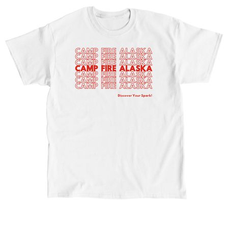 Camp Fire Alaska- Thank You, a White Classic Unisex Tee