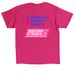 Papa Johns x ACS, a Heliconia Classic Unisex Tee (back-view)