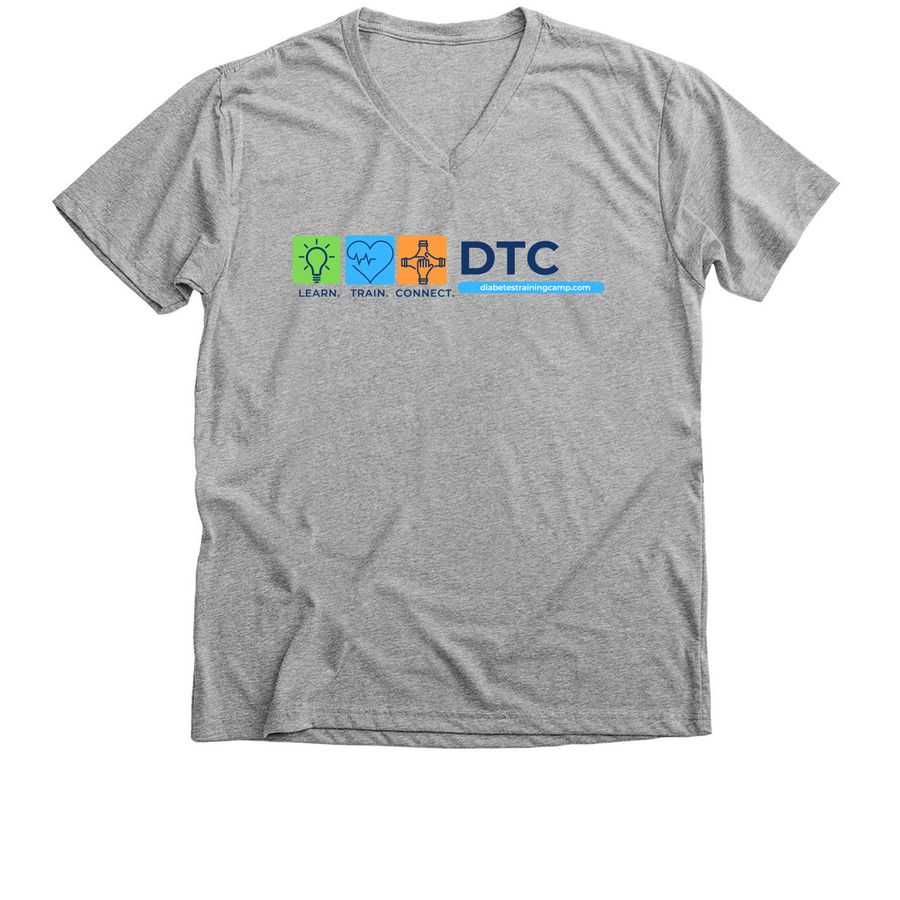 LTC Logo (LTC back), a Athletic Heather Premium V-Neck Tee