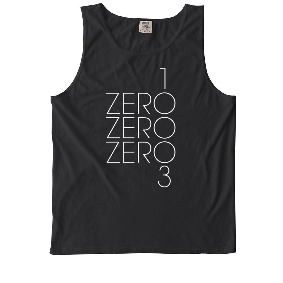 10003&nbsp;Modern, a Black Comfort Colors Tank Top