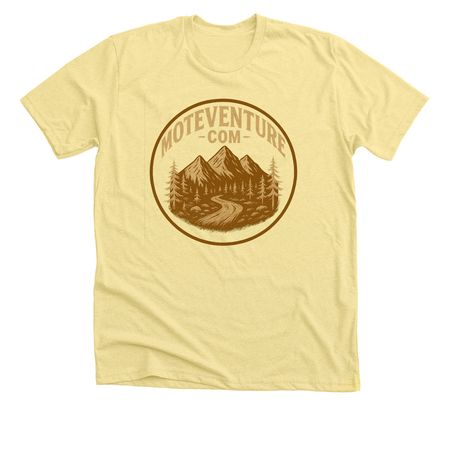 Worn Wild Tee, a Heather Yellow Gold Premium Unisex Tee