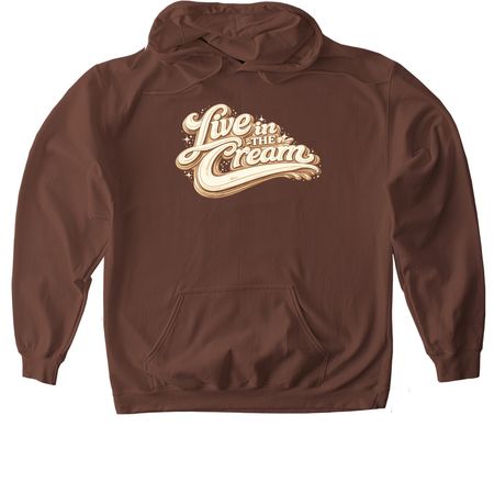 LIVE IN THE CREAM: Welcome to the Creamery., a Cocoa Softstyle Pullover Hoodie