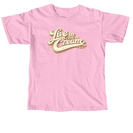 LIVE IN THE CREAM: Welcome to the Creamery., a Blossom Comfort Colors Unisex Tee