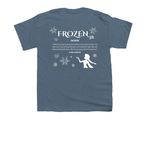 Frozen Jr. T-Shirt, a Indigo Youth Unisex Tee (back-view)