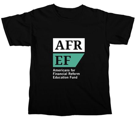 AFREF Logo Tee, Dark, a Black Comfort Colors Unisex Tee