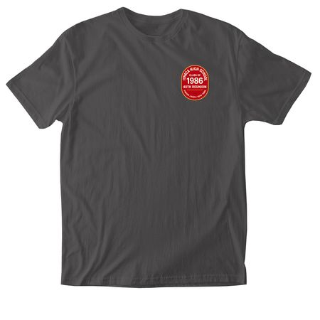 Ithaca High School Class of 1986 Fundraiser, a Charcoal Softstyle Cotton Tee