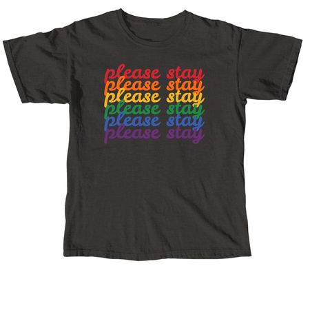 please stay pride, a Pepper Comfort Colors Unisex Tee