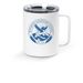 BES Travel Mug&nbsp;, a White Stainless Steel Travel Mug