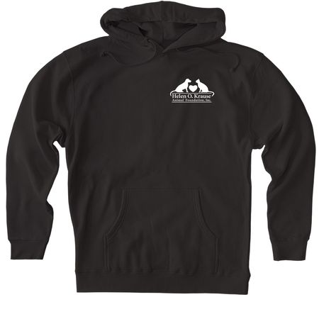 HOKAFI GEAR - Sweatshirts - Two Sided Logo, a Black Heavyweight Pullover Hoodie