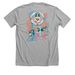 Super Agility Huskies, a Athletic Heather Premium Unisex Tee (back-view)