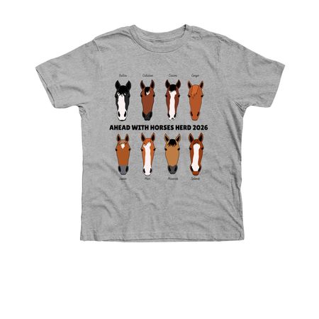 AWH Herd, a Athletic Heather Premium Youth Tee