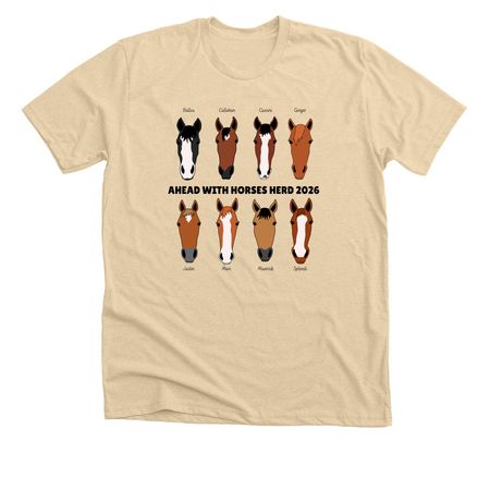 AWH Herd, a Heather Soft Cream Premium Unisex Tee