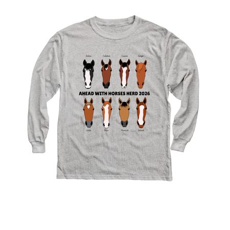 AWH Herd, a Sport Grey Youth Long Sleeve Tee