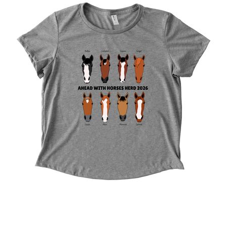 AWH Herd, a Aluminum Grey Allmade Eco Triblend Women?s Scoop Neck Tee
