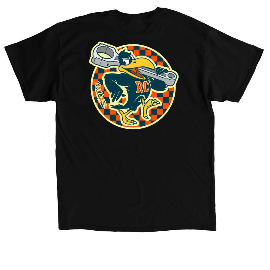 Rod Culture Crow, a Black Classic Unisex Tee