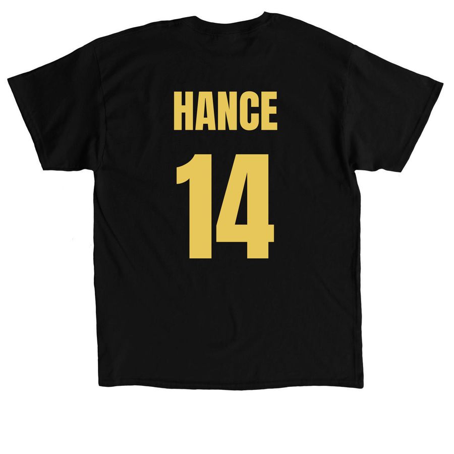 PLAYER, a Black Classic Unisex Tee (back-view)