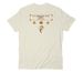 Ultrasound!, a White Sand Allmade Organic Cotton Unisex Tee (back-view)