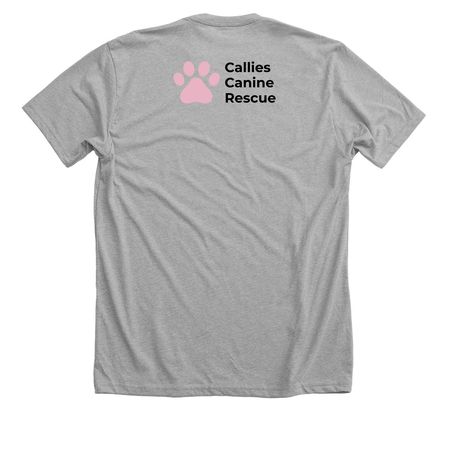 Fostering Tops, a Athletic Heather Premium Unisex Tee (back-view)
