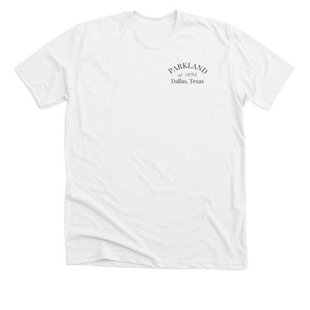 Parkland Mission, a Solid White Blend Premium Unisex Tee