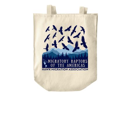 Migratory Raptors of the Americas Tote, a Natural Over-the-Shoulder Shopping Tote Bag
