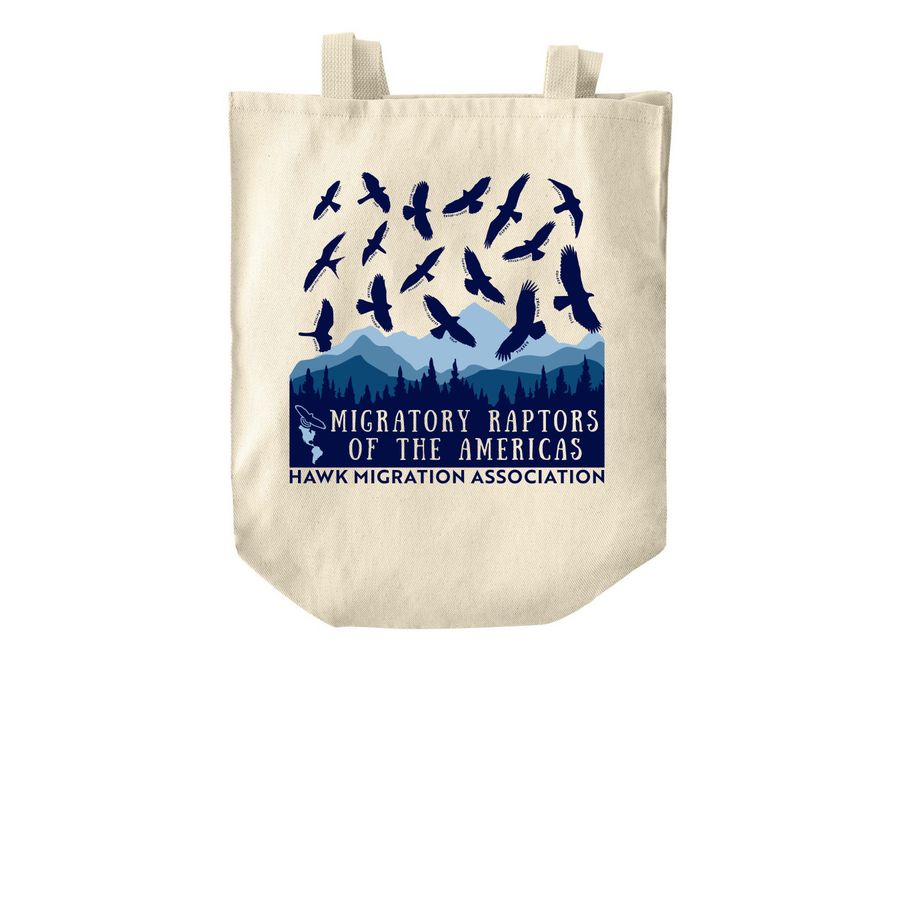 Migratory Raptors of the Americas Tote, a Natural Over-the-Shoulder Shopping Tote Bag