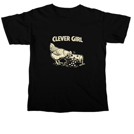 Clever Girl, a Black Comfort Colors Unisex Tee