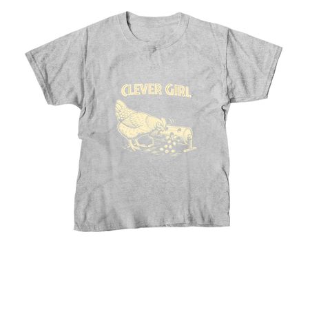 Clever Girl, a Sport Grey Youth Unisex Tee