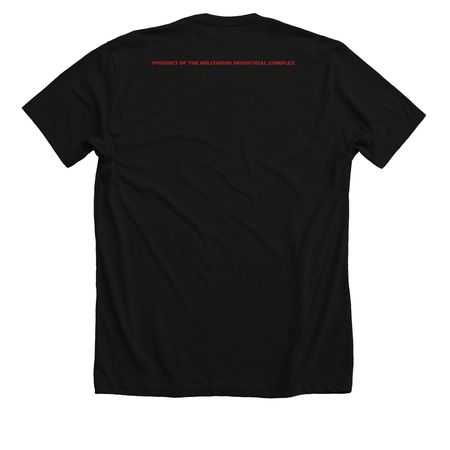 Hammer of the Emperor, a Solid Black Blend Premium Unisex Tee (back-view)